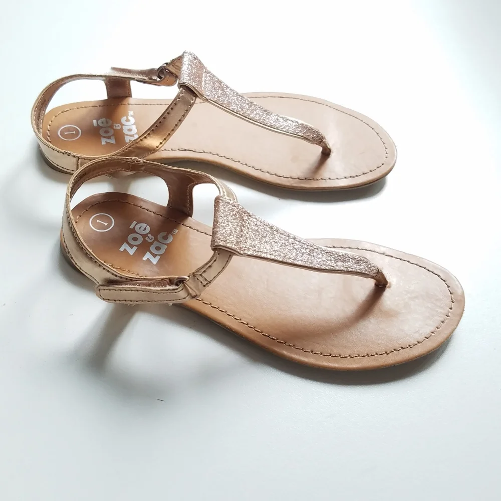 ZOE & ZAC Thong Sandals girls Size 1